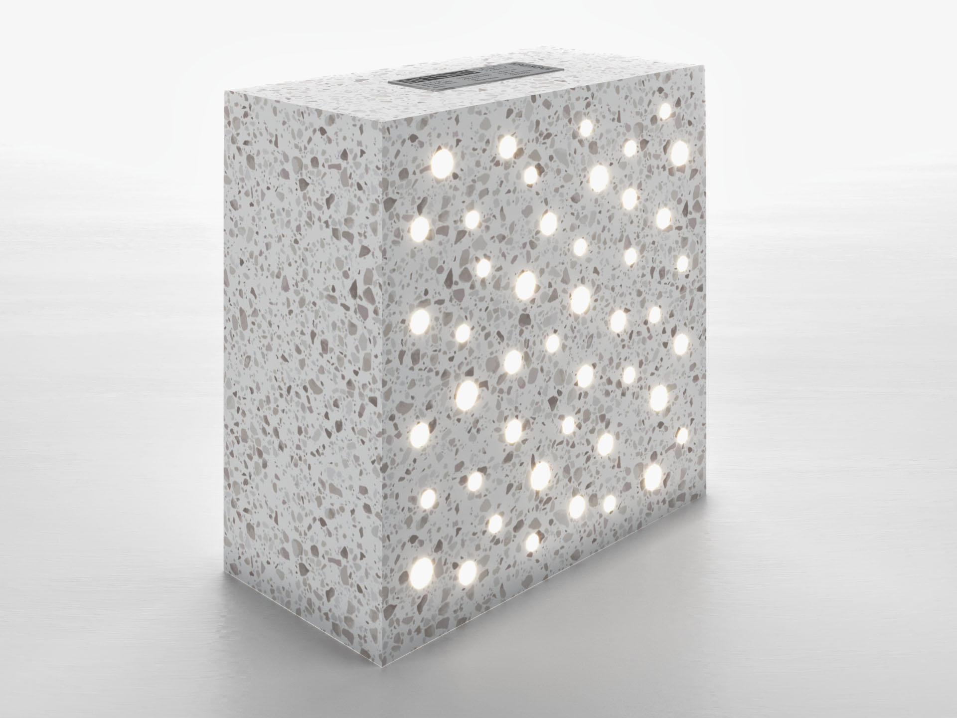 Sirius - 200x200x100mm Arka Perspektif Görünüş