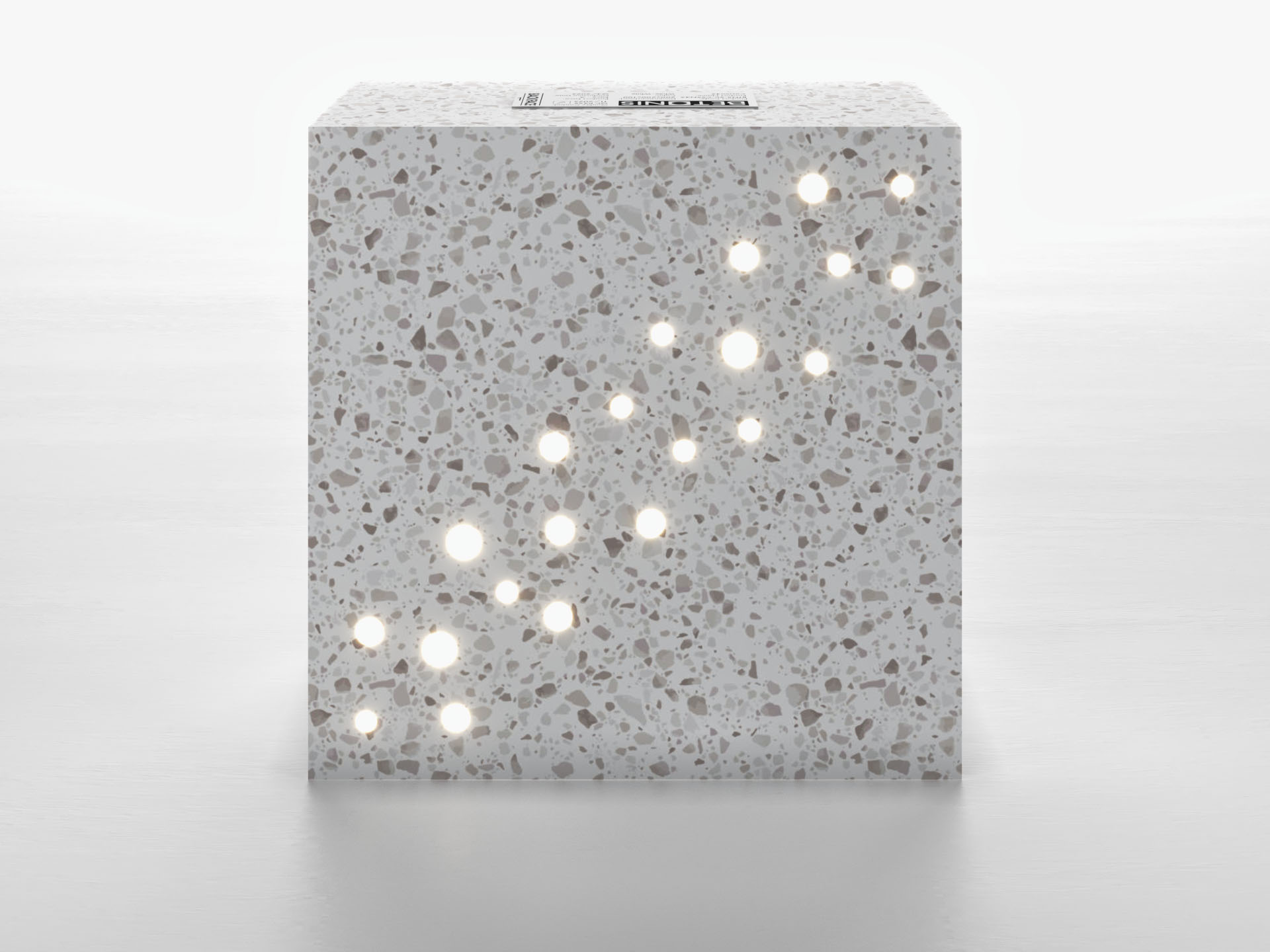 Cassini 45 Tuğla - 200x200x100mm Ön Görünüş