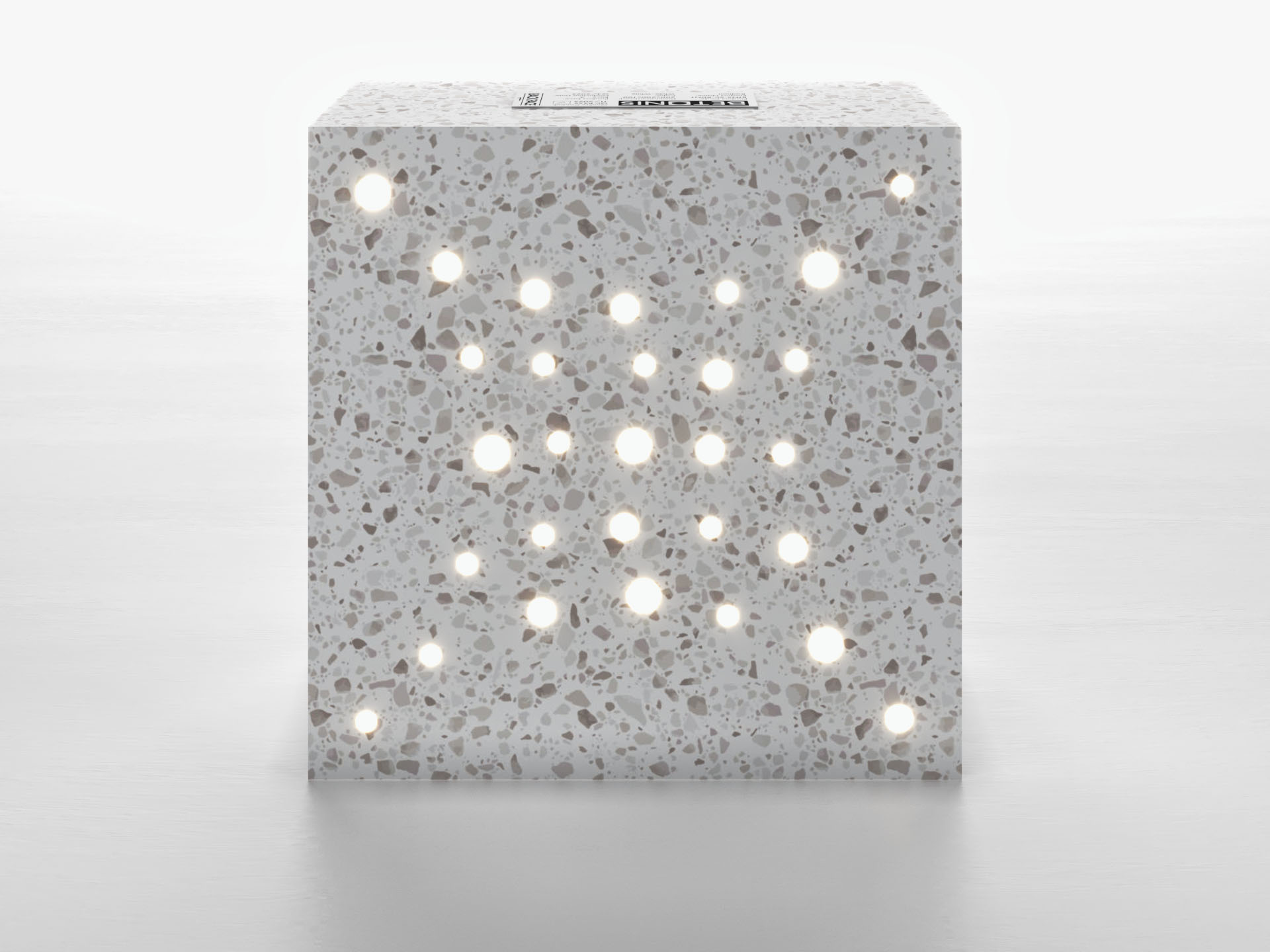 Radiant Tuğla - 200x200x100mm Ön Görünüş