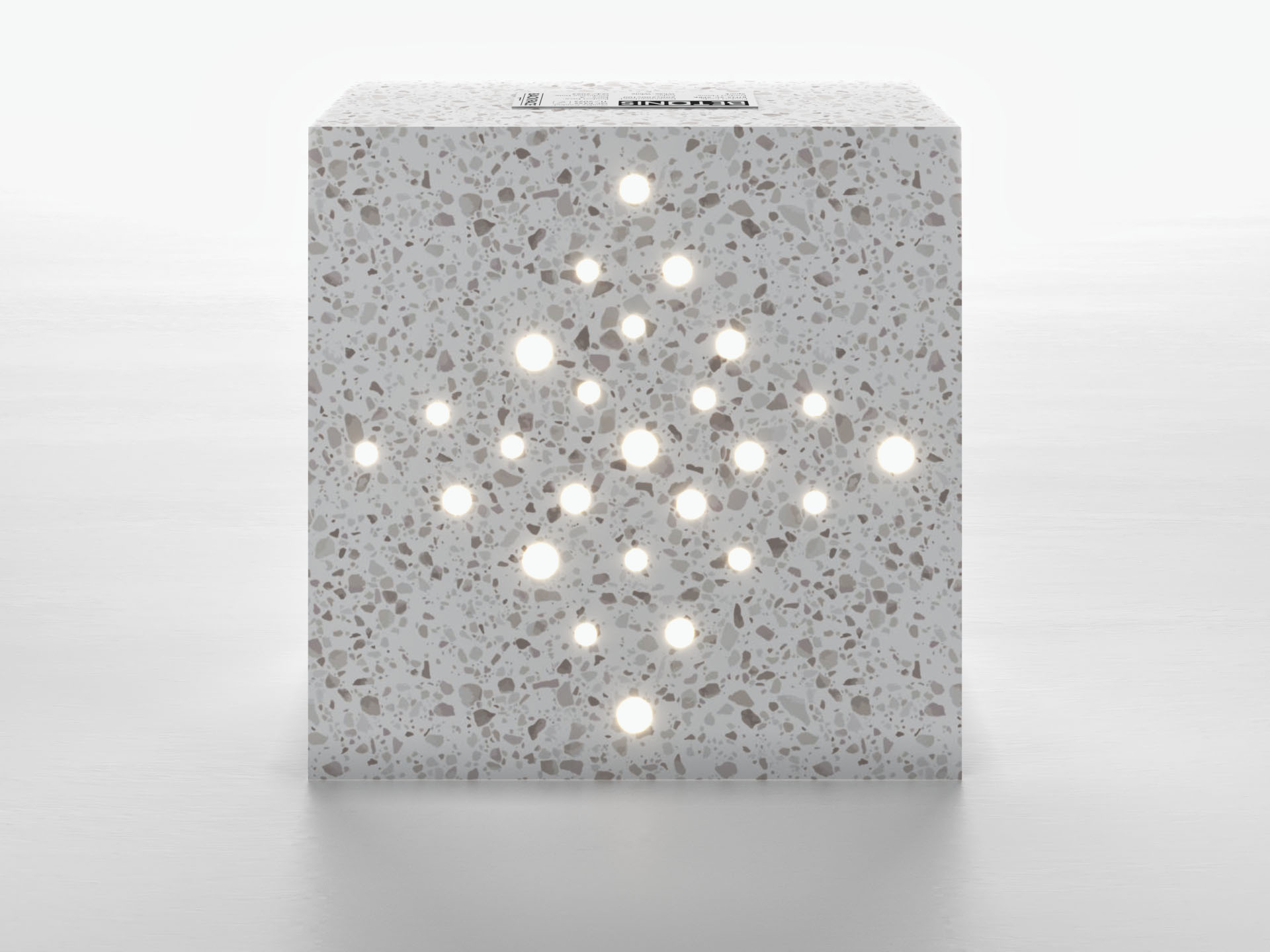 Spark Tuğla - 200x200x100mm Ön Görünüş