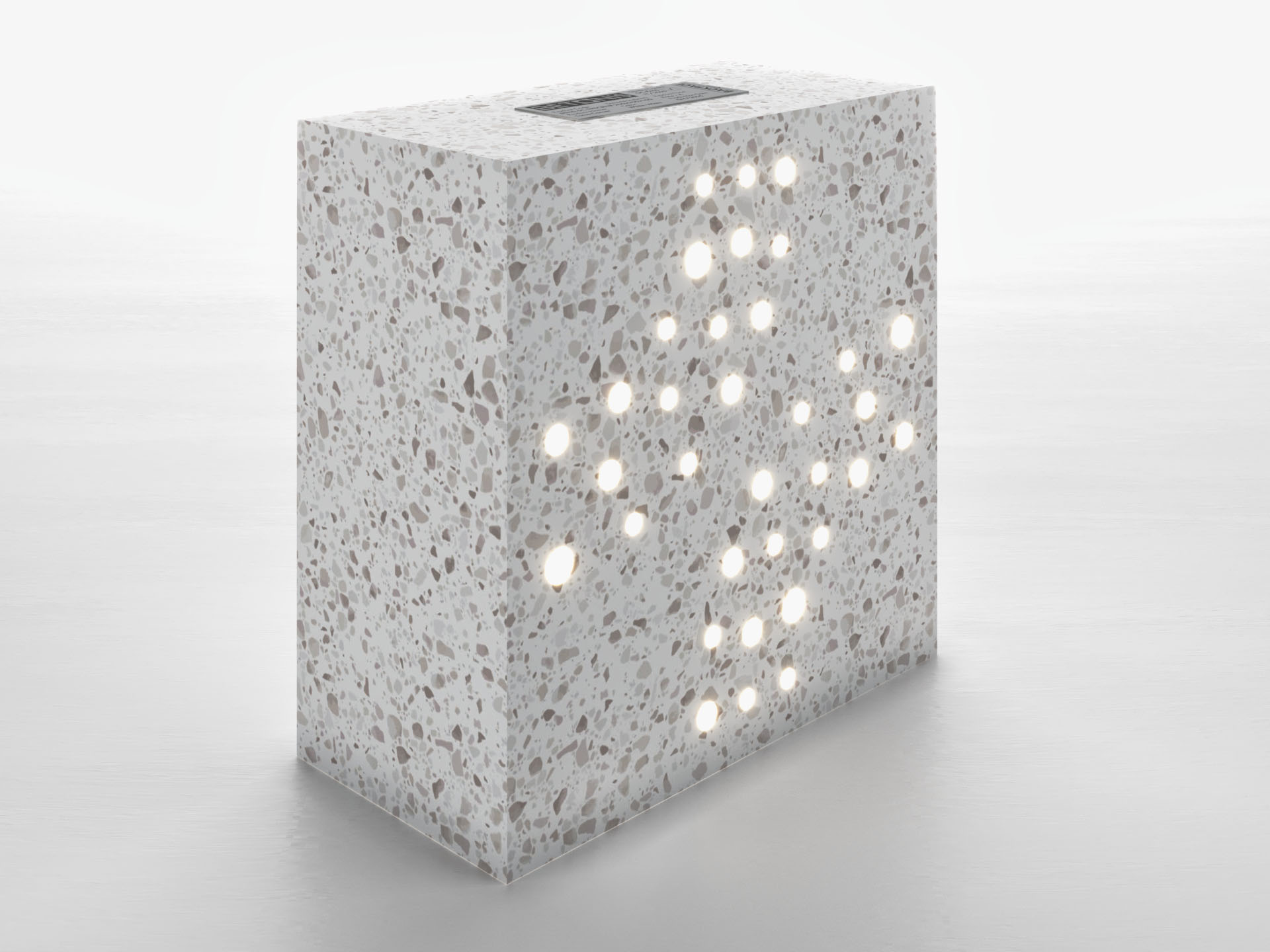 Torus Corner Tuğla - 200x200x100mm Arka Perspektif Görünüş